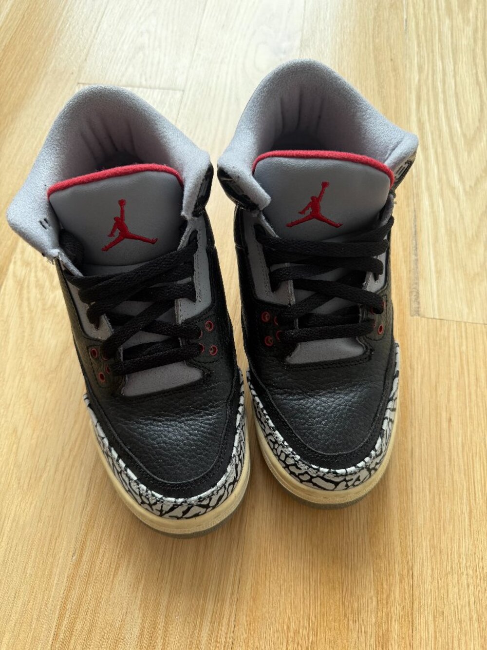 Jordan 3 Black Cement Jumpman